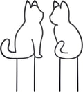 Cat-Shaped Small Trellis for Potted Plants, 13 inches Hoya Trellis 2 Pack by Unknown
