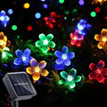 ITICdecor Solar Flower String Lights Outdoor Waterproof 50 LED Solar Powered by ITICdecor
