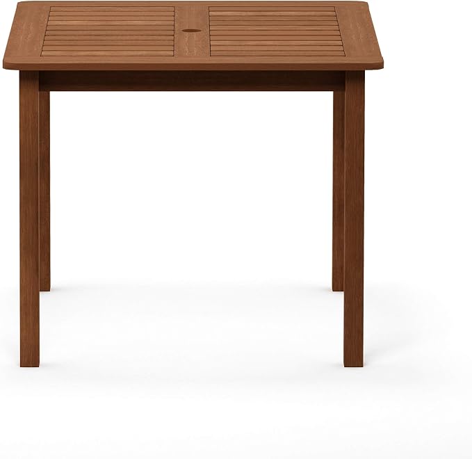 Furinno FG18006 Tioman Hardwood Patio Furniture Square Table - Image 6