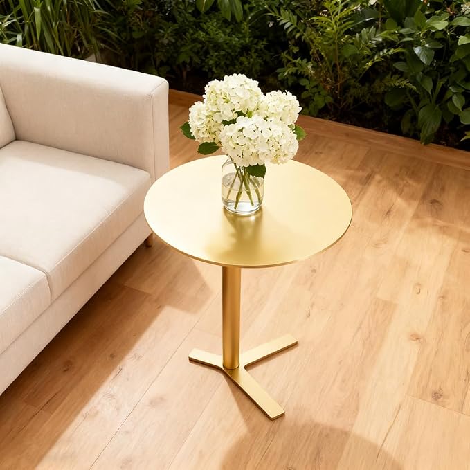 C Shaped Side Table End Coffee Tables, Unique Aesthetics Minimalist Accent - Image 6
