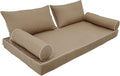 Outdoor Daybed Cushion Cover Twin, Daybed Mattress Bolster Pillow Fitted Sheet by Unknown