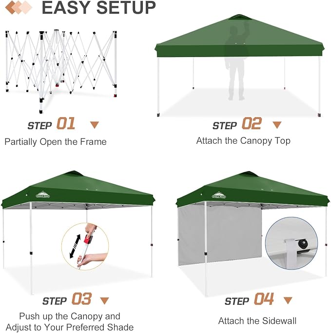 EAGLE PEAK Commercial Canopy 12x12 Pop Up Canopy Tent - Image 4