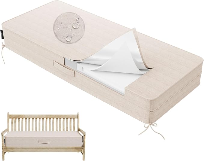 Outdoor Water-Resistant Olefin Chaise Lounge Cushions by Aofeite