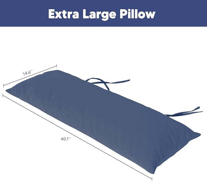 SUNCREAT Detachable Extra Large Outdoor Hammock Pillow - Image 4