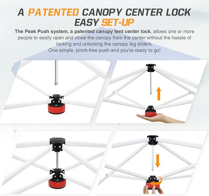 EAGLE PEAK Commercial Canopy 8x8 Pop Up Canopy Tent - Image 6
