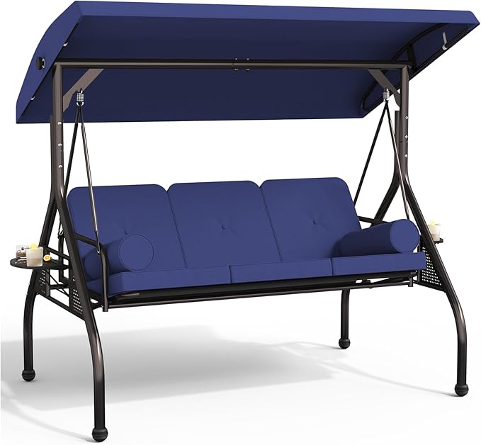 Oakcloud 3-Seat Outdoor Porch Swing by OckcloudPatioFurniture