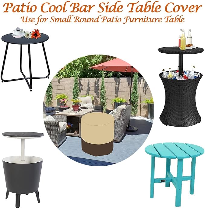 Patio Cool Bar Side Table Cover - Image 6