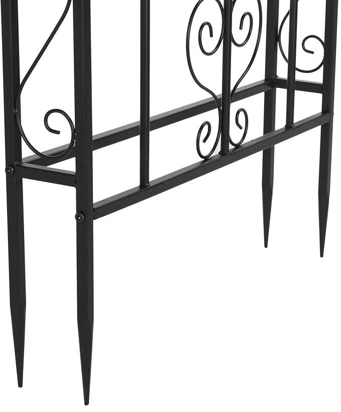 7FT Heavy Duty Steel Garden Arbor - Image 3