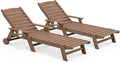 SERWALL HDPE Chaise Lounge Set of 2 by SERWALL