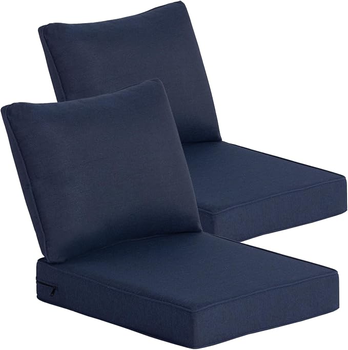 Goodgoods 24 x 28 Outdoor Patio Deep Seat Cushions 2-Pack, 1000+ Hours by Goodgoods