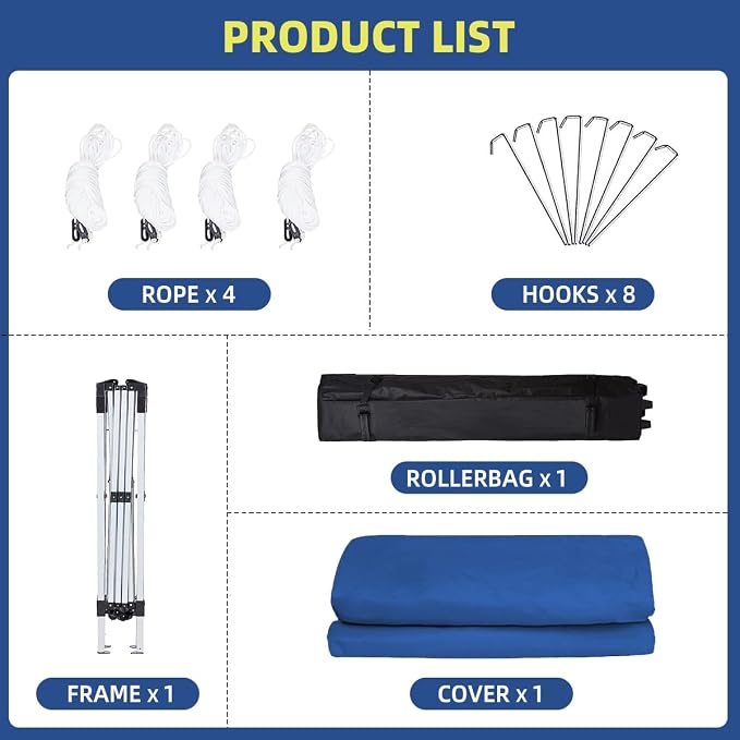 10x10 Instant Pop Up Canopy Tent - Image 7