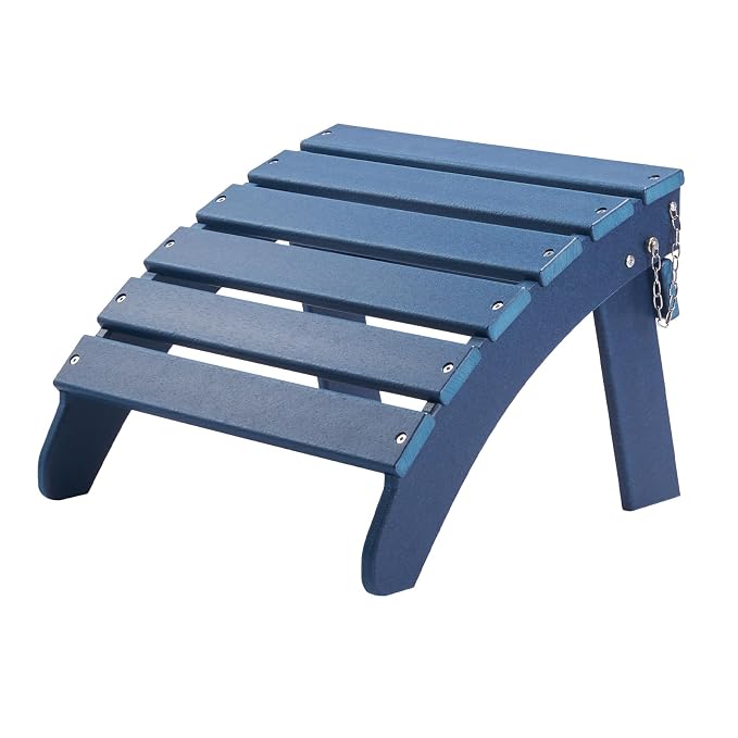 VEVOR Adirondack Ottoman Set of 2, 18.7L x 18.9W x 13.8H Inch HDPE Plastic - Image 10