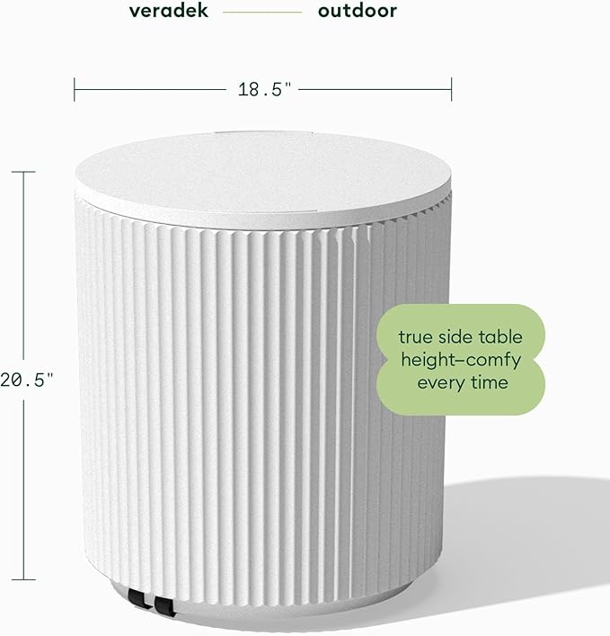 Veradek Outdoor Cooler Side Table - 2 in 1 - Designed - Image 2