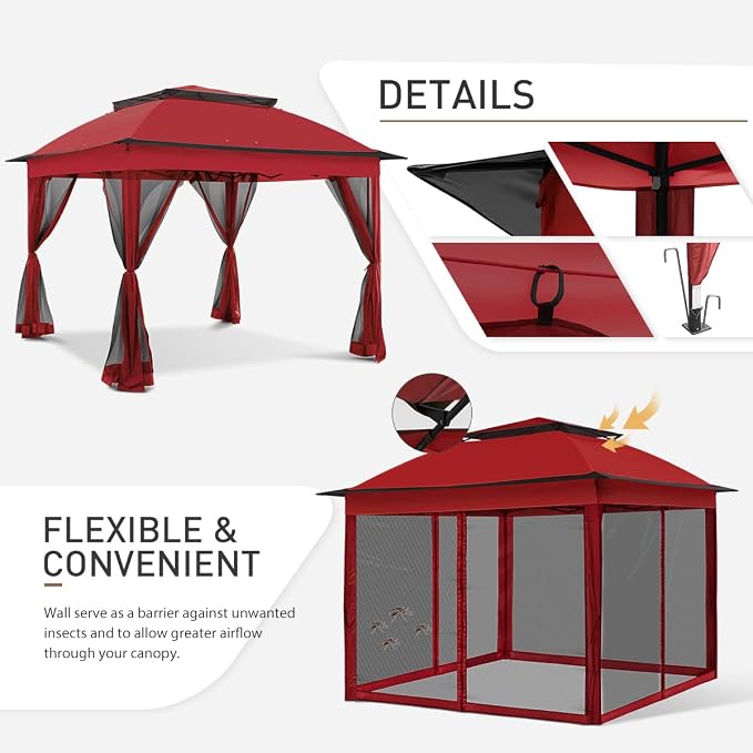 COOS BAY 11x11 Pop Up Gazebo - Image 2
