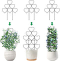 Garden Plant Trellis for Indoor Plants, Stackable Heavy Duty Metal Trellis by Kichwit