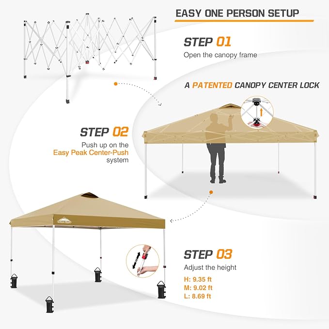 EAGLE PEAK Pop Up Canopy Tent - Image 6