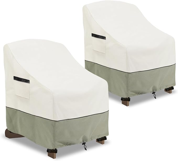 Patio Adirondack Chair Cover 2 Pack, Waterproof Heavy Duty Outdoor Chair Covers by LSongSKY