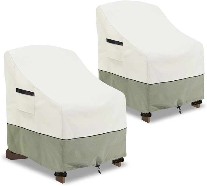 Patio Adirondack Chair Cover 2 Pack, Waterproof Heavy Duty Outdoor Chair Covers by LSongSKY