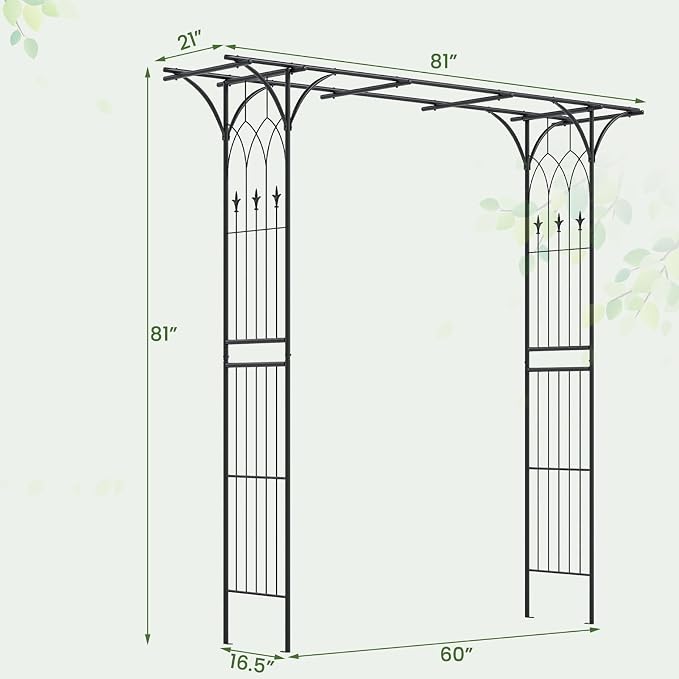 Giantex Garden Arbor Wedding Arch - Image 7