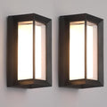 2 Pack Outdoor Wall Lights Exterior/Interior LED 24W Adjustable 3-Color 2100LM by MilleLucciole