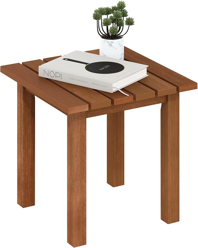 Furinno TIOMAN Patio Table, Outdoor Side Table, Patio End Table, Coffee Table by Furinno-FitsYourSpaceFitsYourBudget