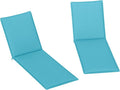 Outsunny Outdoor Lounge Chair Cushion Set of 2, UPF50+ 200gsm Fabric and 25D by Outsunny