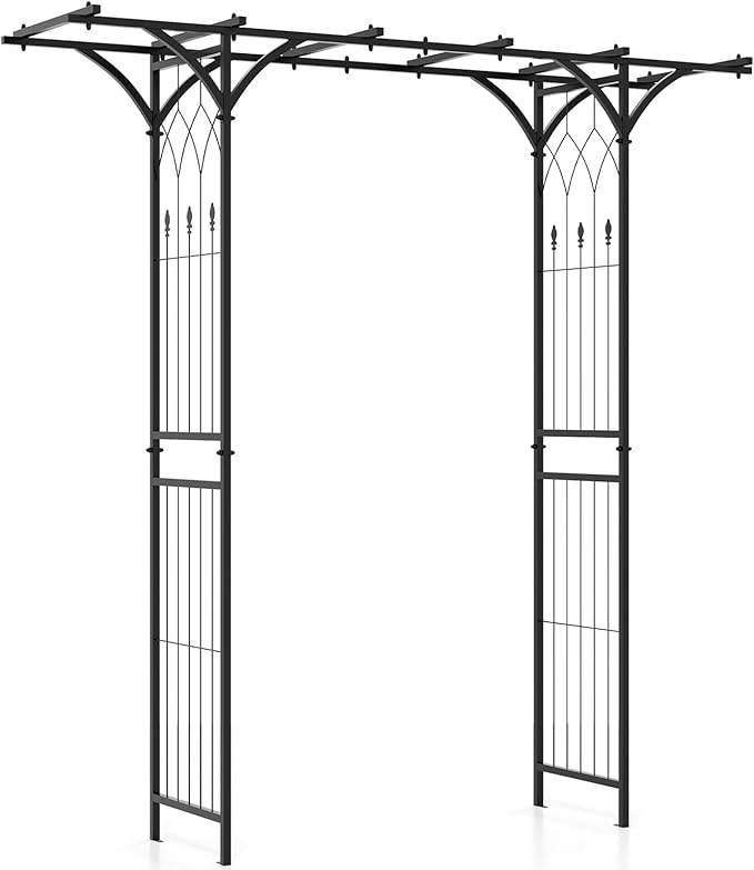 Giantex Garden Arch Trellis, Wedding Arbor by Giantex