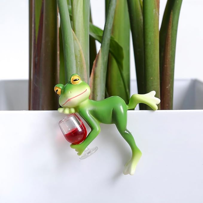 Miniature Frog Figurines Plant Decorations - Image 6