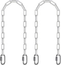 SELEWARE 2 Pack Hanging Swing Chains Kit, 40 Inch Plastic Coated Hanging Chains by SELEWARE