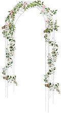 GarveeLife Metal Garden Arch, Outdoor Garden Arch Arbor Trellis by GarveeLife