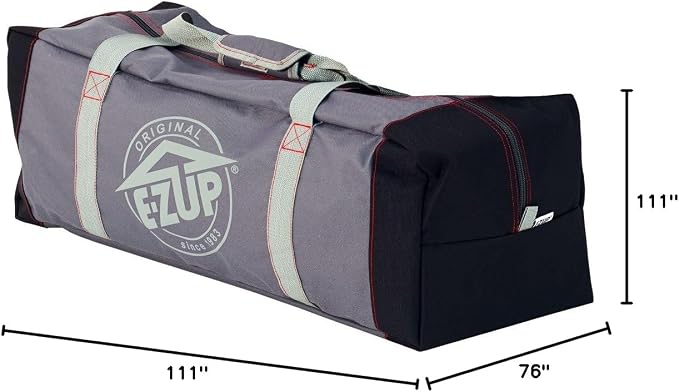 E-Z UP Camping Cube 6.4, Converts 10' Straight Leg Canopy into Camping Tent - Image 10