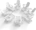 Adjustable Adirondack Chair by NAVINE