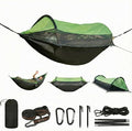 Camping Hammock Tent with Mosquito Net & Rainfly – Waterproof Portable by Unknown