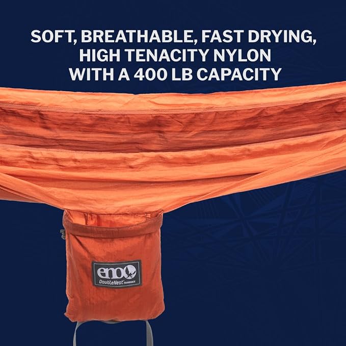 ENO, Eagles Nest Outfitters DoubleNest Lightweight Camping Hammock, 1 to 2 - Image 6