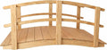 6 FT Natural Amish Made Garden Bridge by Unknown