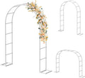 HEOMU Garden Arch Trellis, Metal Garden Arbor by HEOMU