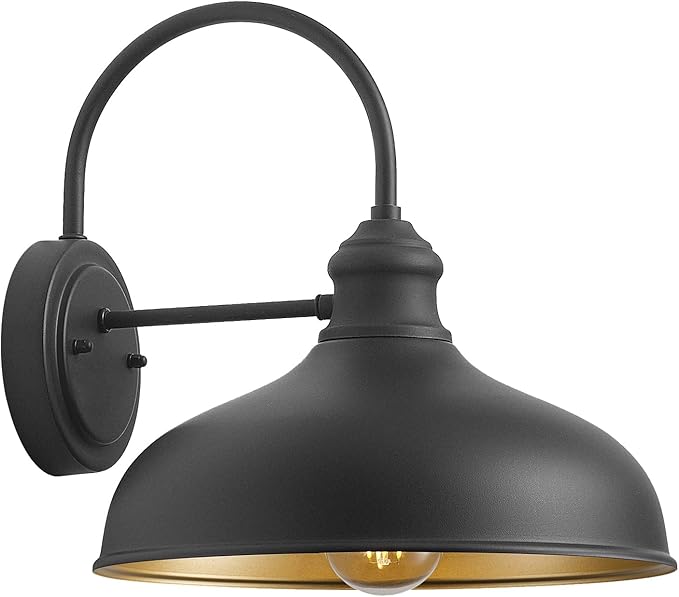 12" Outdoor Gooseneck Barn Light by GOALPLUS