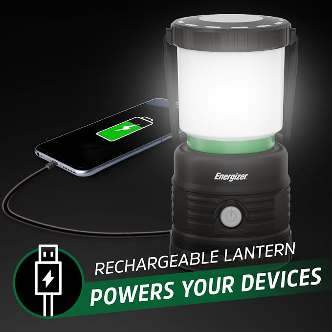 ENERGIZER LED Camping Lantern X1000, Bright and Rugged Tent Light, Water - Image 5