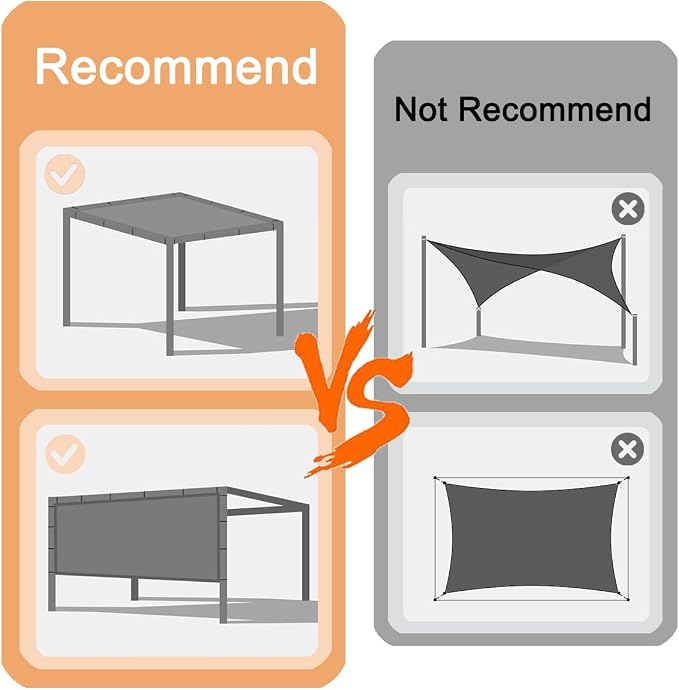POYEE 90% 10x20ft Sun Shade Cloth - Image 7