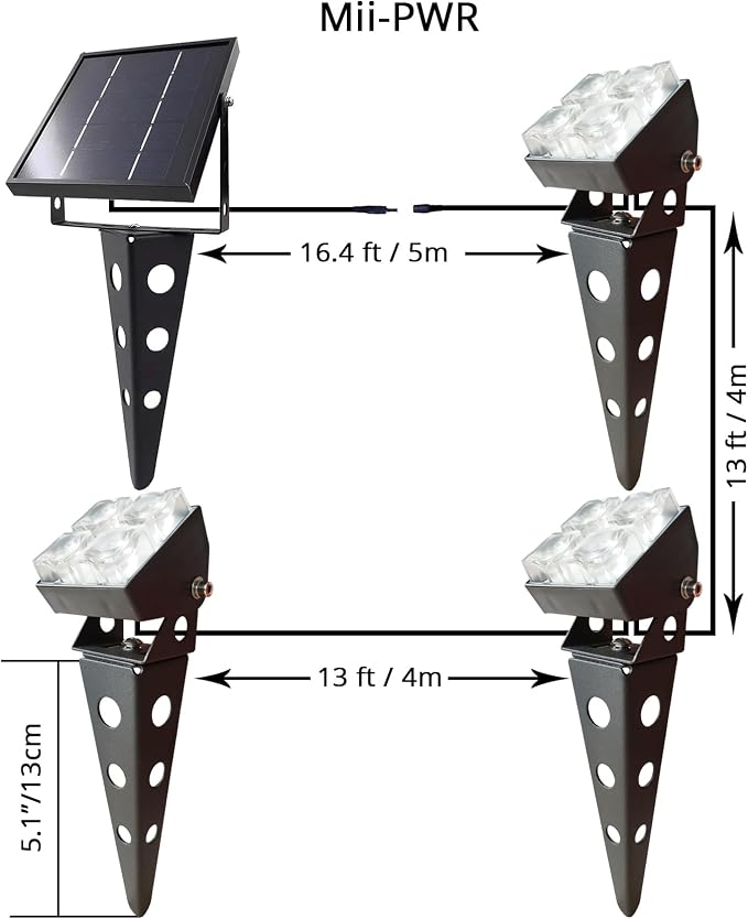 Solar Spot Lights Outdoor Waterproof IP65 Landscape Spotlights - Image 3