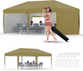 Garvee 10x10 Pop Up Canopy Tent, Heavy Duty Commercial Instant Shelter by Garvee