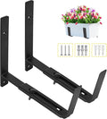 LukLoy Window Planter Box Brackets, 2 Pack Adjustable Heavy Duty Wall Mount by LukLoy