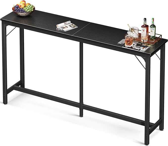 ODK 71 Inch Bar Table, Bar Height Pub Table, Counter Height Bar Table, by ODK