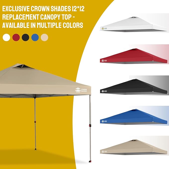 CROWN SHADES 12x12 Canopy Replacement Top - Image 7