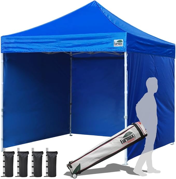 Eurmax USA 10'x10' Pop-up Canopy Tent Commercial Instant Canopies by Eurmax
