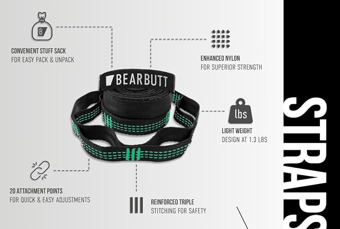 Bear Butt Kodiak Hammock Straps - Image 2