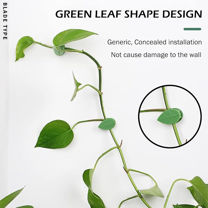 40 Pcs Plant Climbing Wall Fixture Clips Self-Adhesive Hook Vines Traction - Image 4