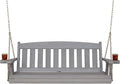 Amish Casual Heavy Duty Mission Treated Porch Swing, Semi-Solid Grey Stain by AmishCasual