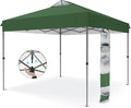 PHI VILLA 10x10ft 1-Person Setup Pop Up Canopy Tent Instant Portable Shelter w/ by PHIVILLAThepioneerofcomfortablehouseholdsupplies