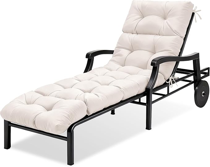 MTMR Chaise Lounge Cushion Outdoor, Non-Slip Chair Cushion by Unknown